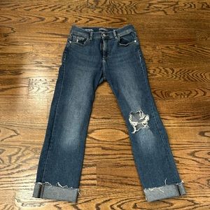 DL1961 Mara straight mid rise instasculpt ankle jeans